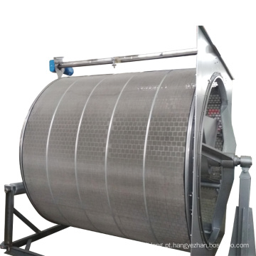 Filtração líquida com filtros de tambor de alta eficiência